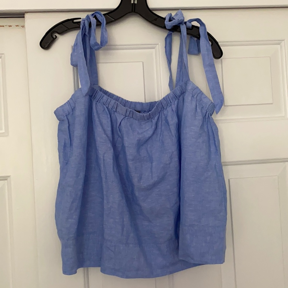 J.Crew tie-strap tank